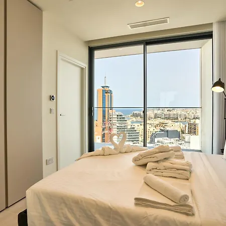 Luxury With Panoramic Sea Views In Mercury Towers Saint Julian's